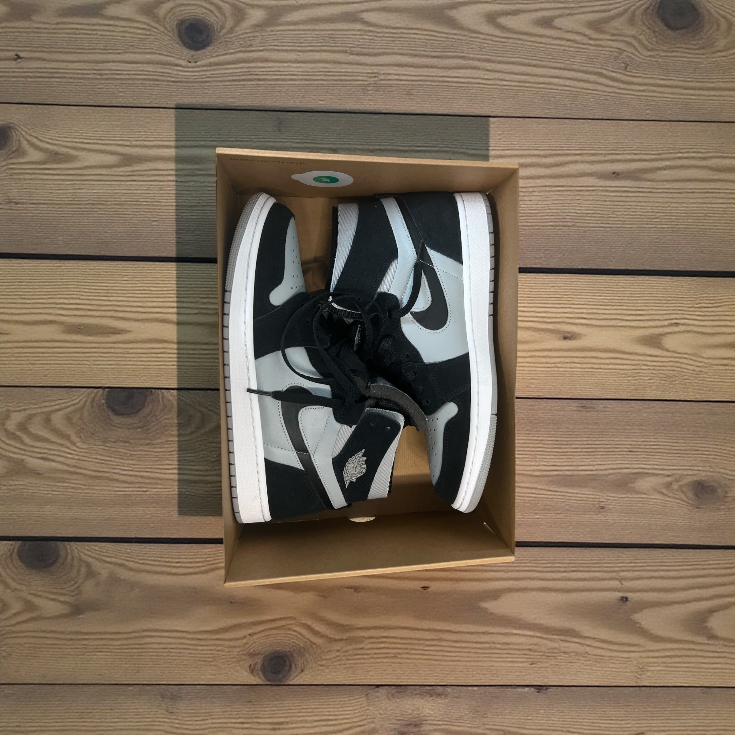 Nike Air Jordan 1 Zoom Air CMFT Black Light Smoke Grey (Pre-Owned)
