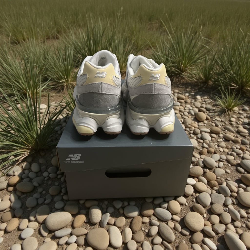 New Balance 9060 Slate Grey Calcium Sneakers