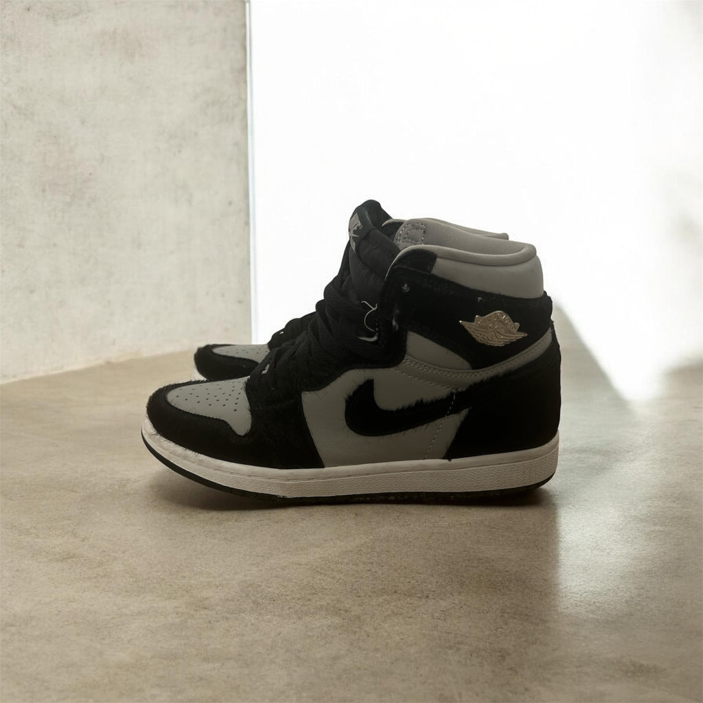 "Woman" Nike Air Jordan 1 Retro High OG 'Shadow 2.0' Pony Hair Custom ( Pre-Owned, No Box)