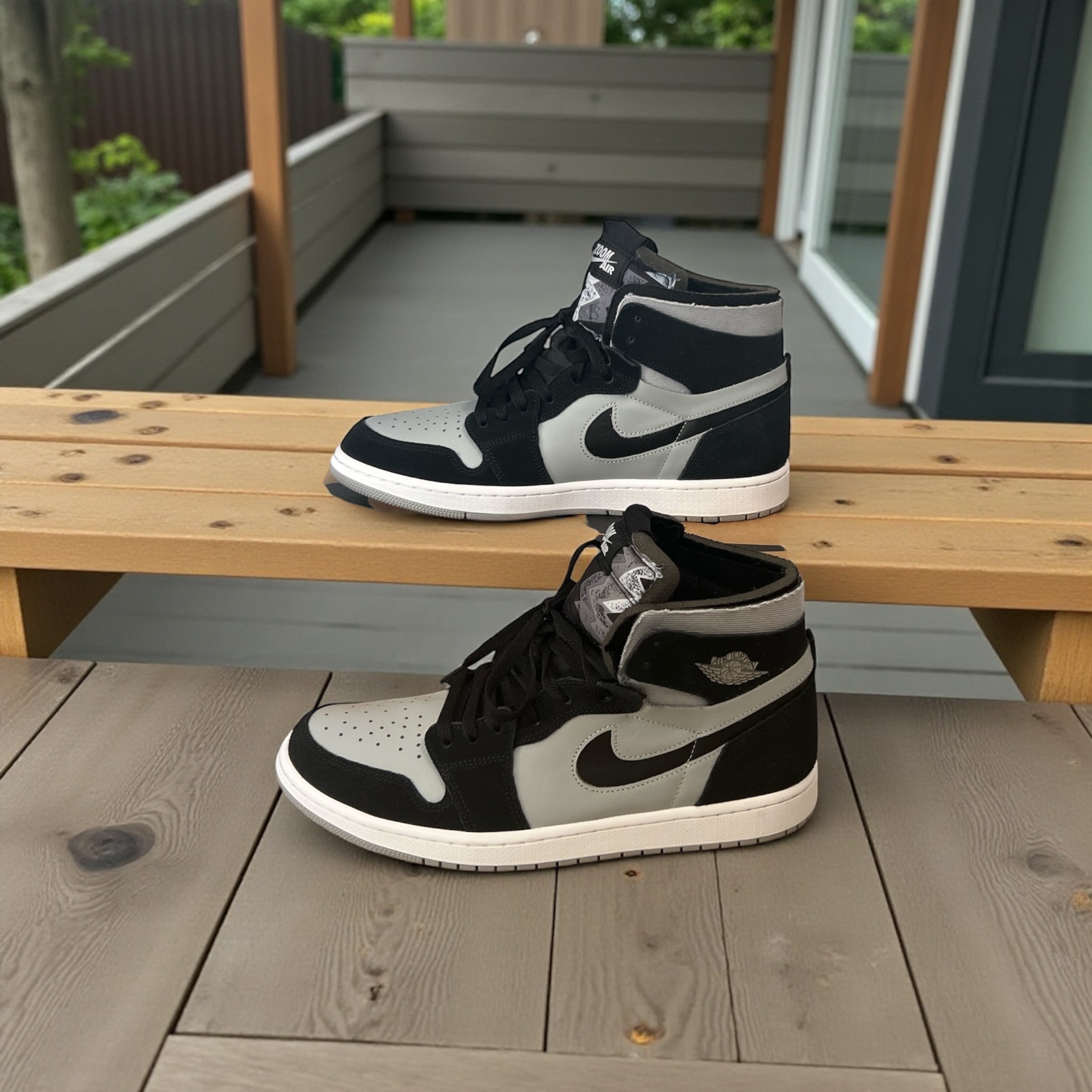 Nike Air Jordan 1 Zoom Air CMFT Black Light Smoke Grey (Pre-Owned)