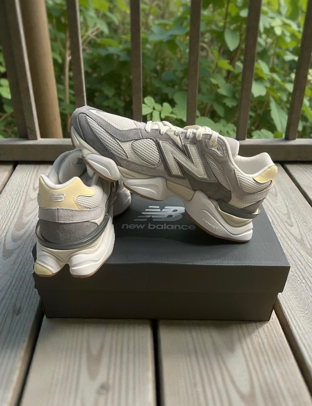 New Balance 9060 Slate Grey Calcium Sneakers