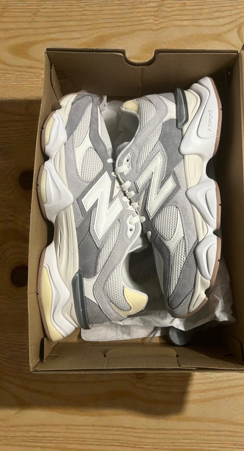 New Balance 9060 Slate Grey Calcium Sneakers